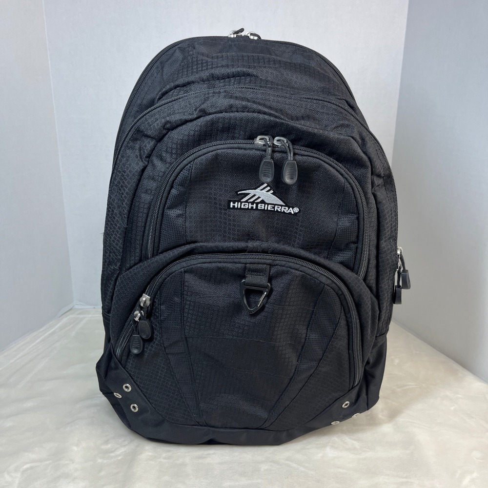 High Sierra Energy Pack‎ Backpack Unisex Black NWT Laptop Sleeve 36L